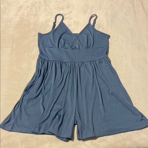 Blue Women's Romper
